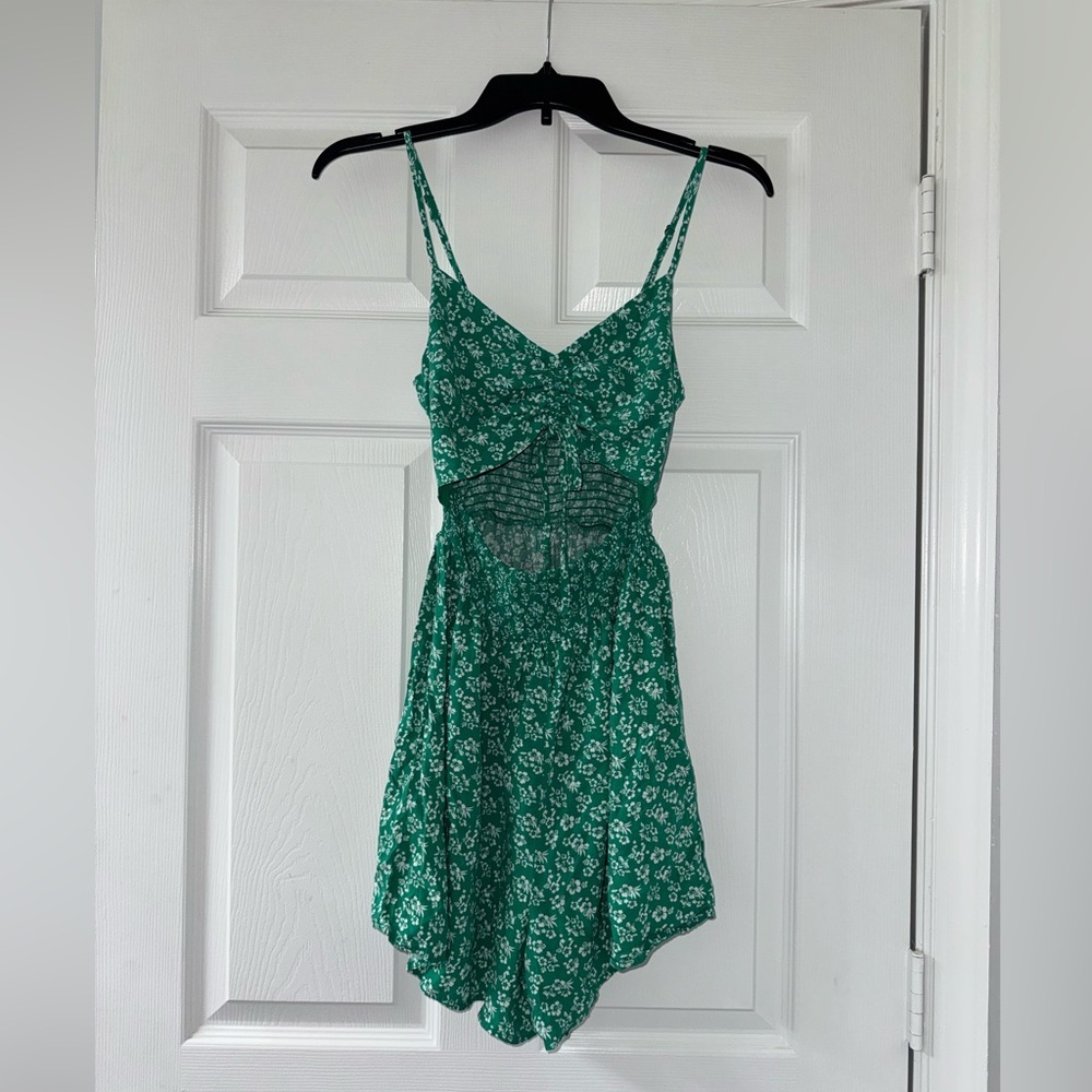 Green Hollister Romper!